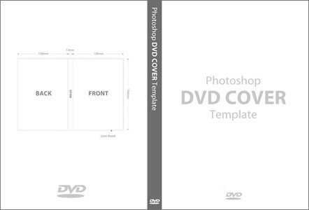 DVD Cover Template Photoshop