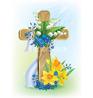 Easter Cross Clip Art