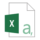 Excel CSV File Icon