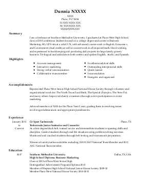 Exercise Physiologist Resume Examples