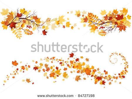 Fall Leaf Border Clip Art