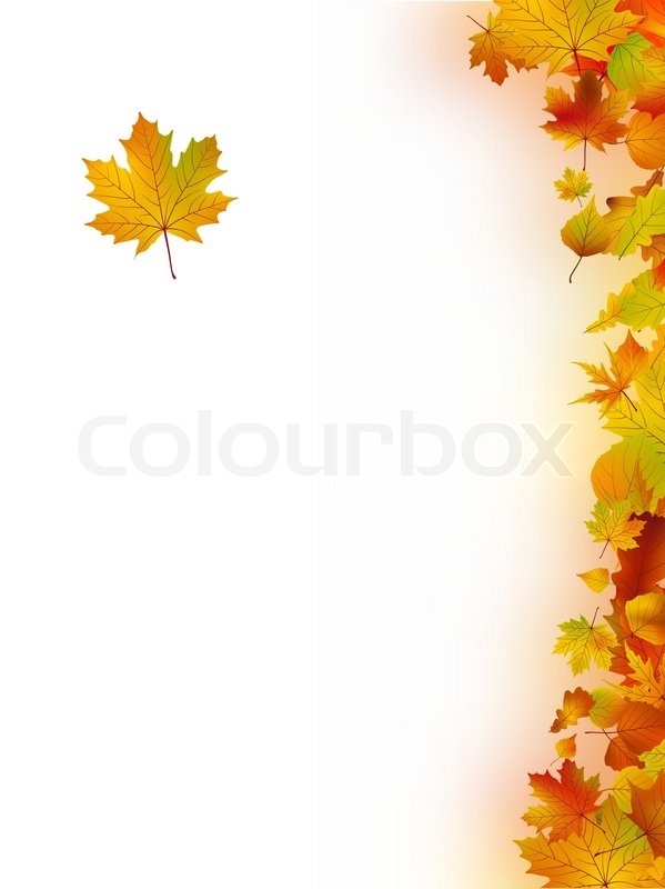 Fall Leaves Vector Frames