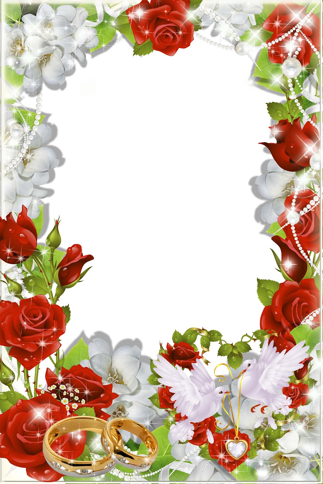 Flower Frames Wedding Free Download