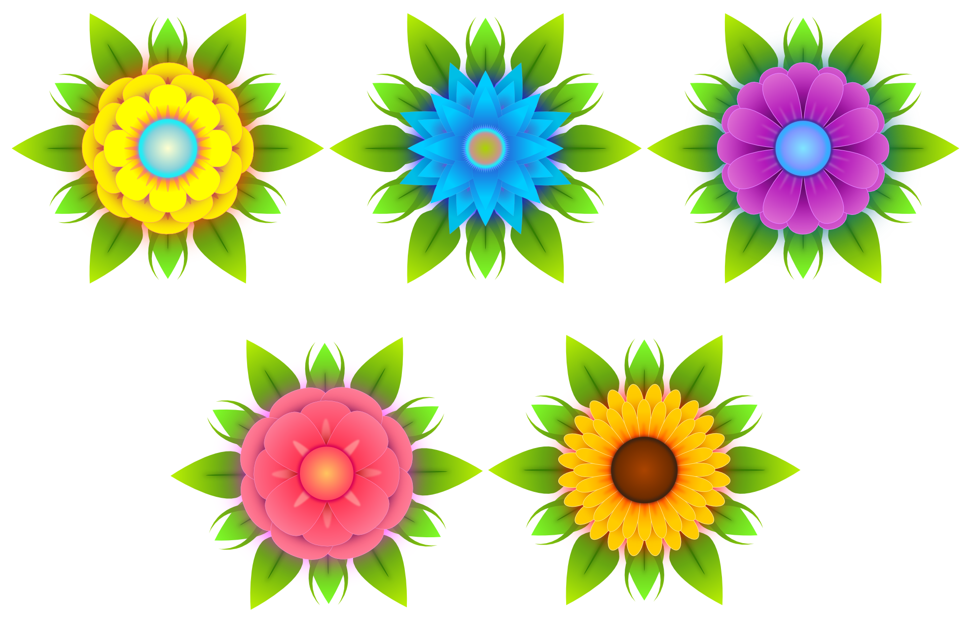 Flower Vector Art Graphics