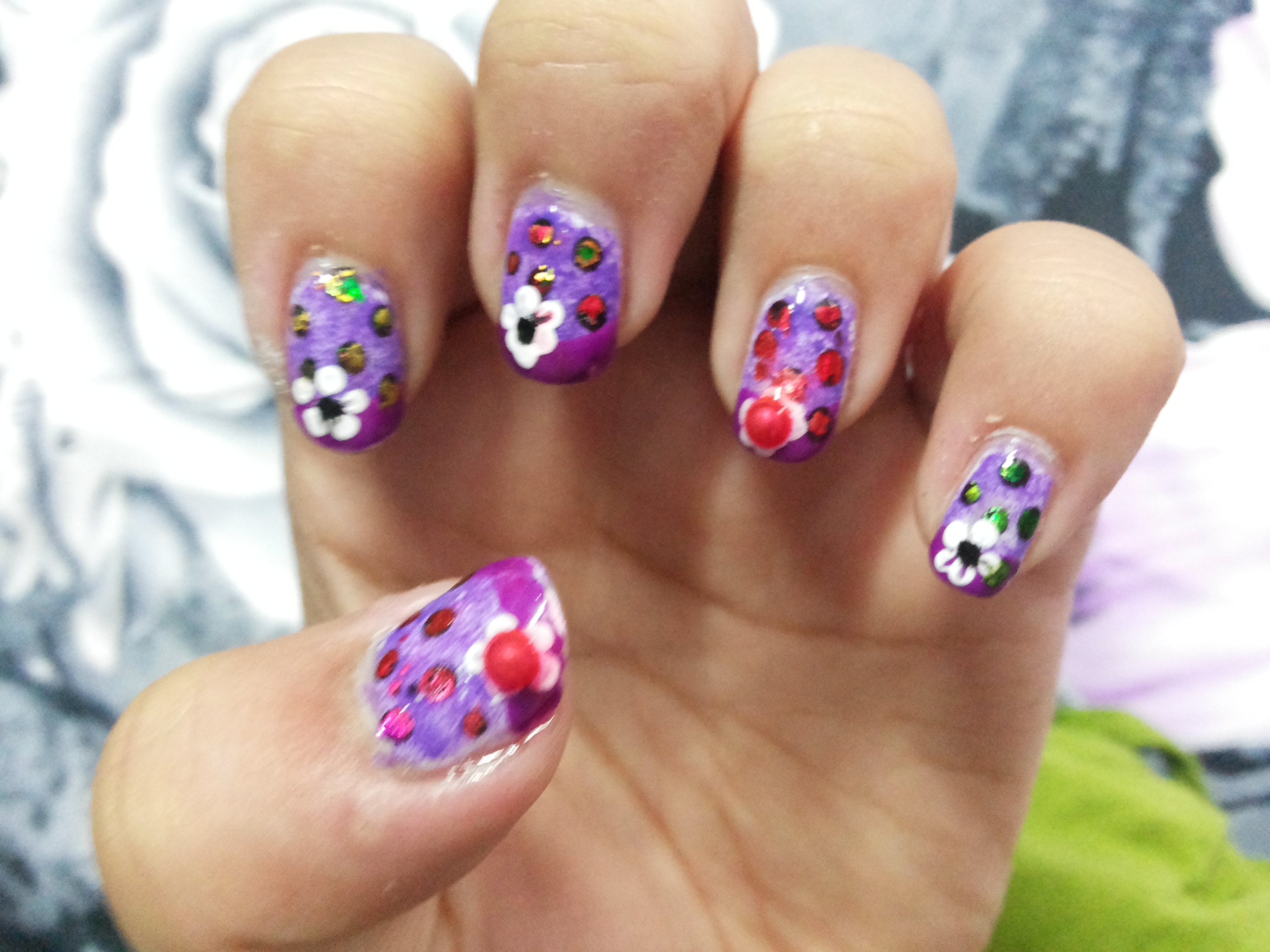 Foil Nail Art Designs