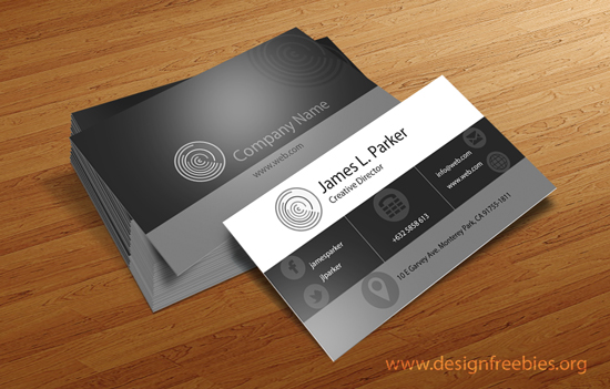 Free Business Card PSD Template Free Business Card PSD Template