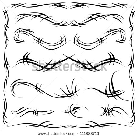 Free Clip Art Decorative Flourish Line