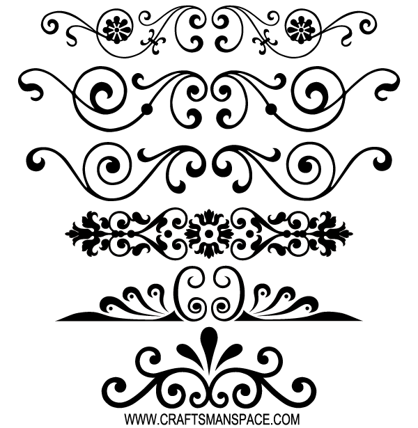 Free Decorative Vector Ornaments