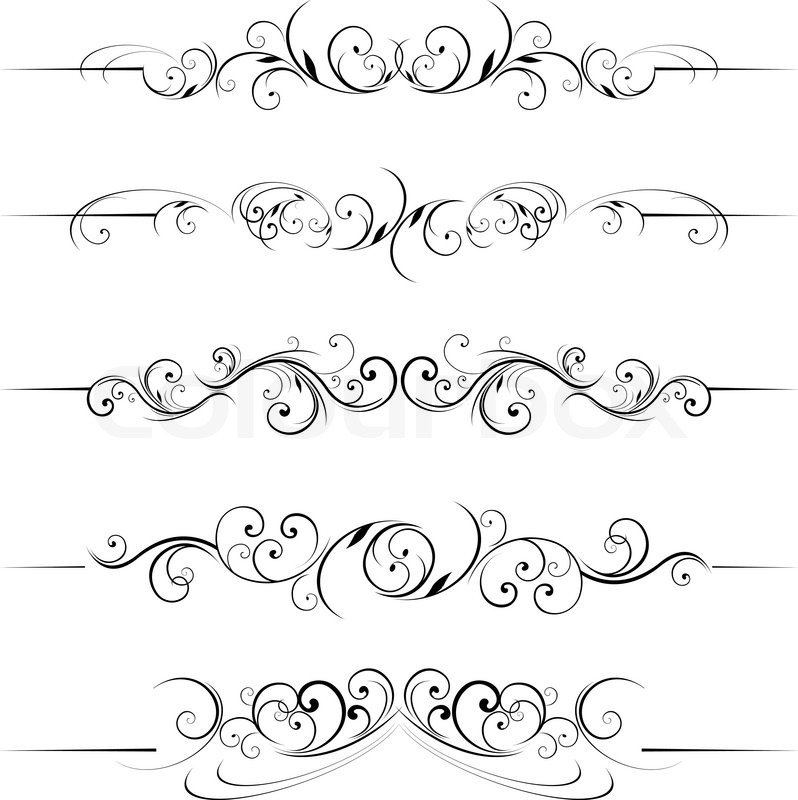 Free Flourish Page Border Vectors