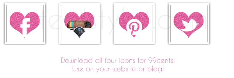 Free-Girly-Social-Media-Icons