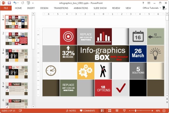 Free Infographic PowerPoint Template