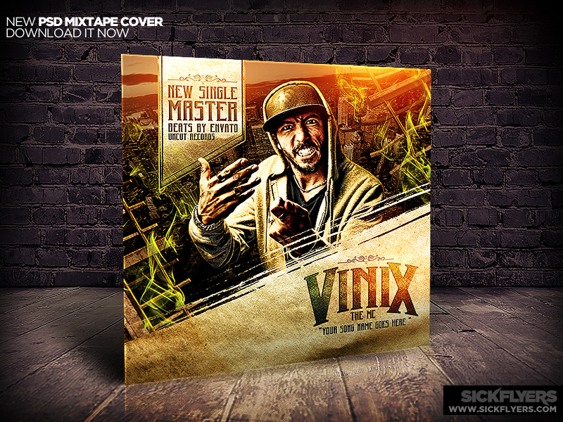 Free Mixtape Cover PSD Templates