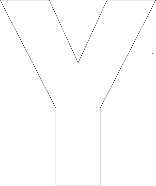 Free Printable Alphabet Letter Templates Y Free Printable Alphabet Letter Templates Y