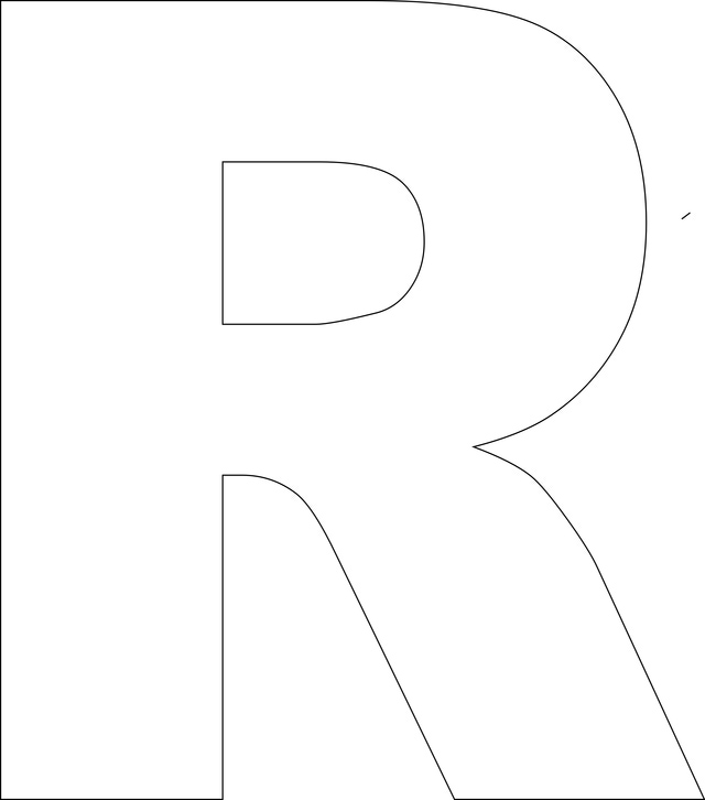 Free Printable Alphabet Templates Letter R