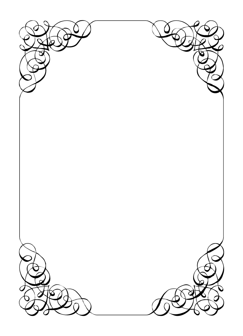 Free Printable Wedding Invitation Borders Template