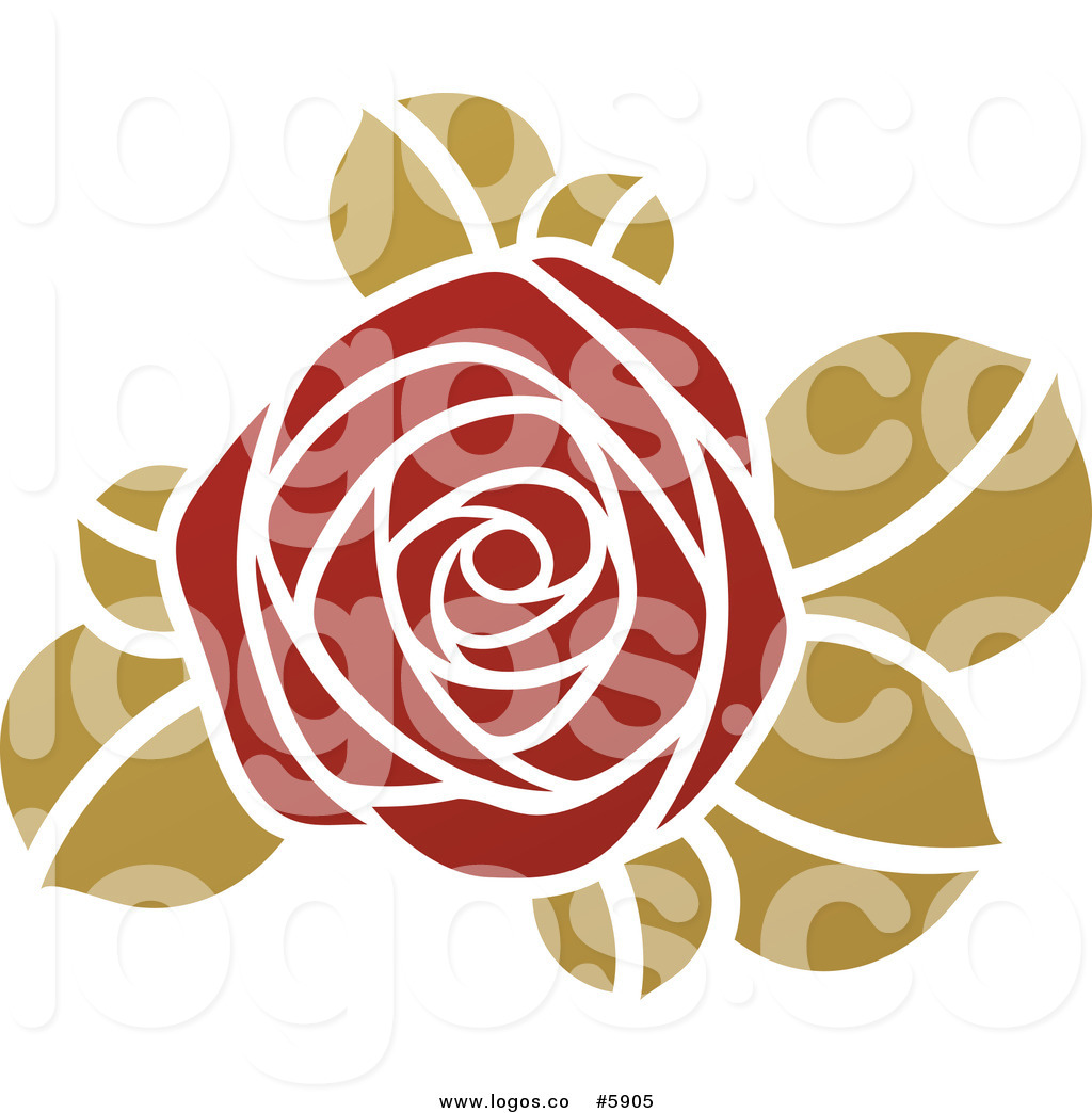 12 Green Rose Vector Images