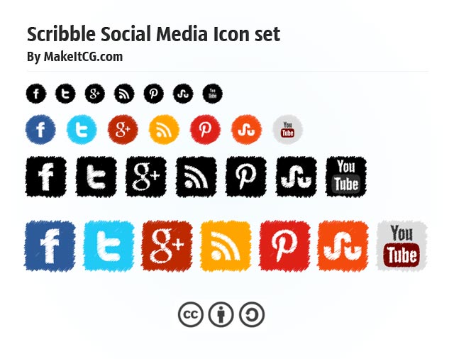 Free Social Media Icons Black