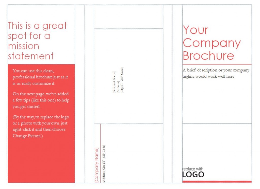 Free Tri-Fold Brochure Templates