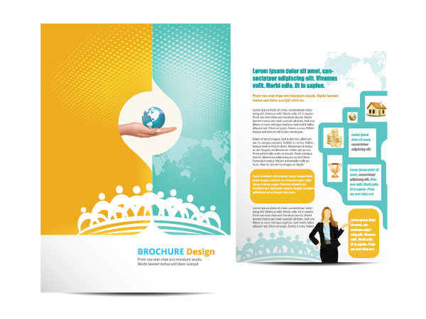 Free Vector Brochure Templates Free Vector Brochure Templates