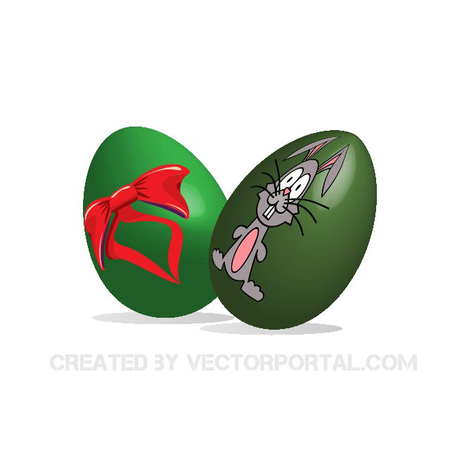 Free Vector Easter Eggs