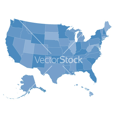 Free Vector United States Map