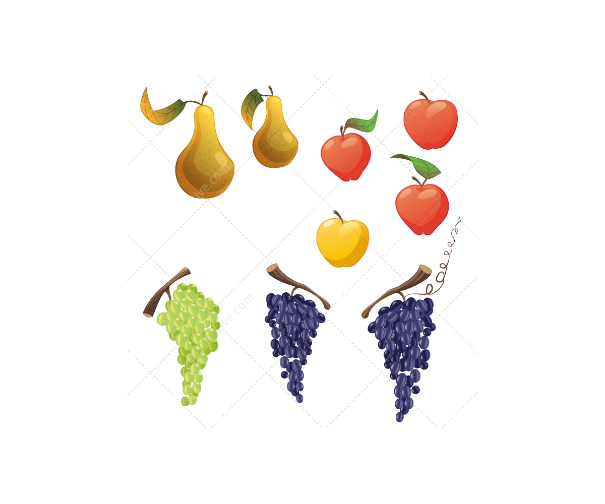 Funny Fruits Vector