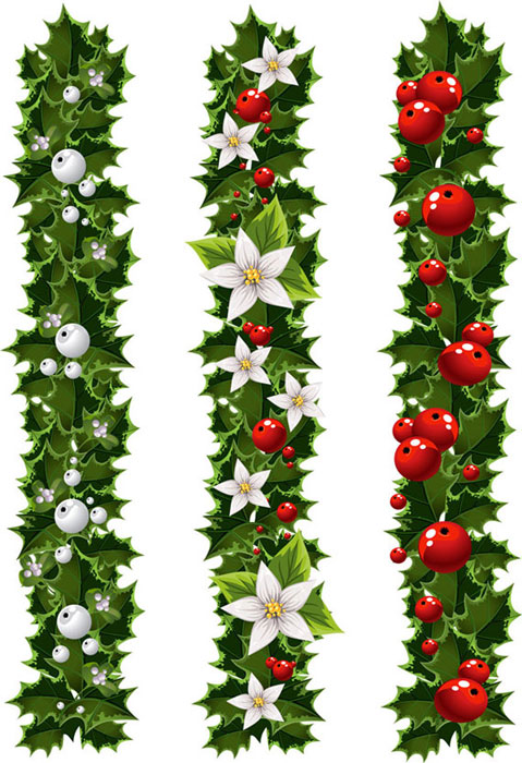 Green Christmas Garland