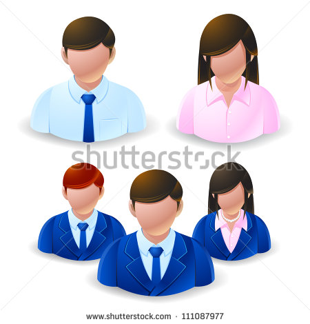 Group of Business People Icon