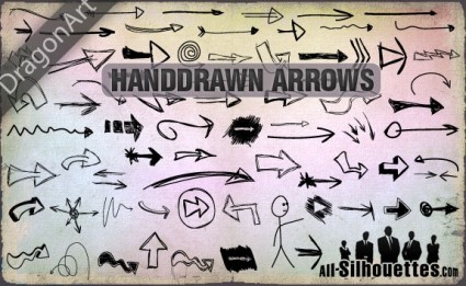 Hand Drawn Arrow Vector