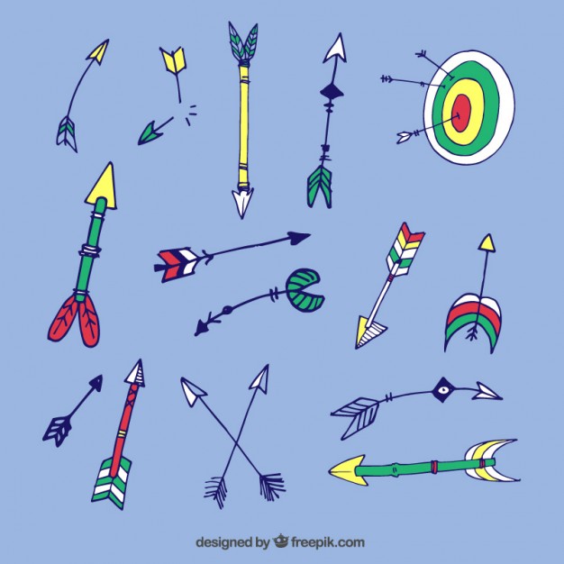 Hand Drawn Arrows Vector Free