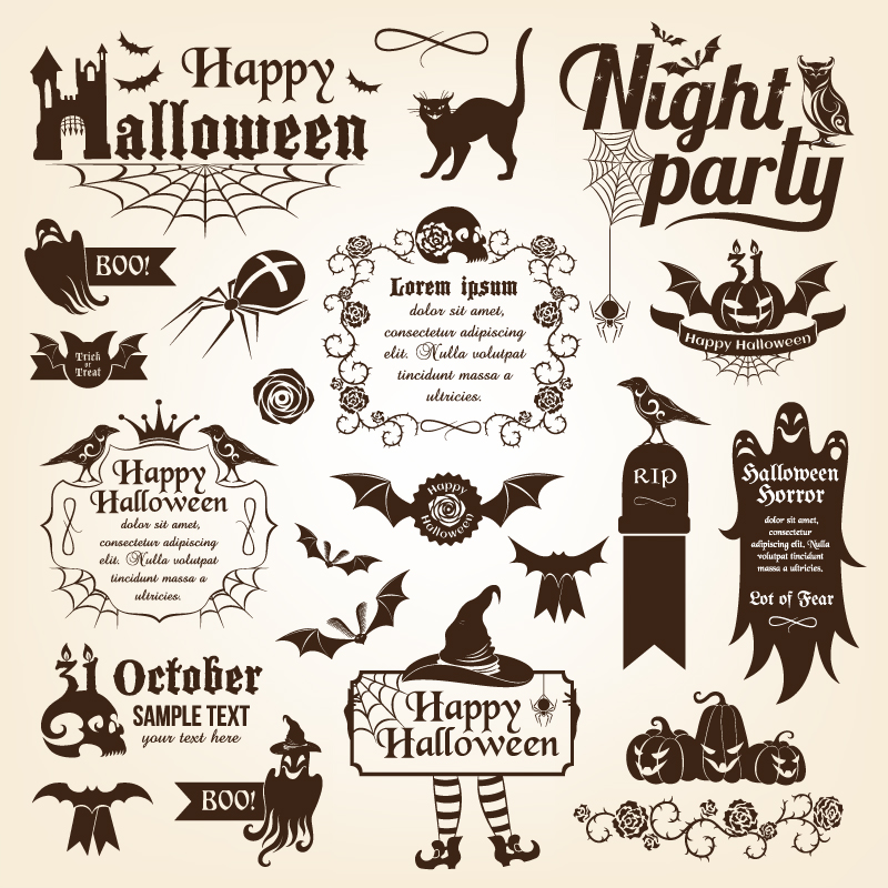 Happy Halloween Vector Free