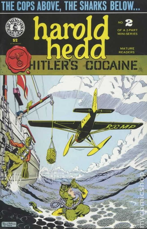 Hitler's Cocaine Harold Hedd Comics