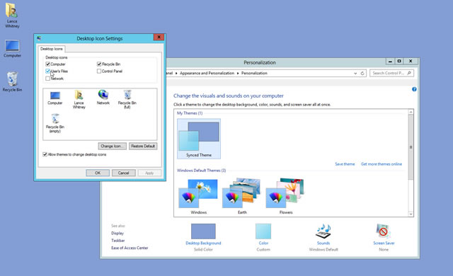 How to Add Desktop Icons in Windows 8