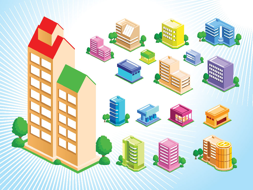 Icon Office Building Clip Art