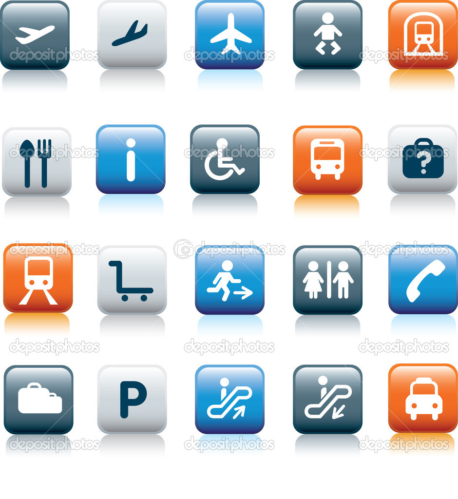 Icon Travel Set Icon Travel Set