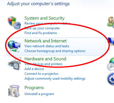 Internet Access Windows 7 Network Icon