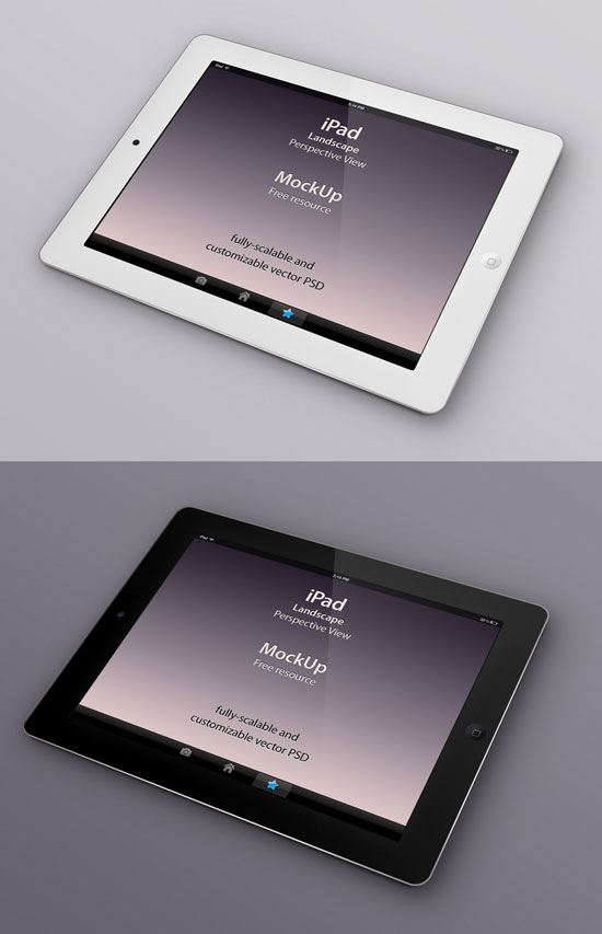 iPad PSD Mockup