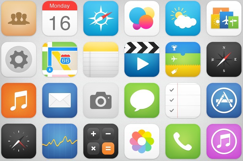 iPhone App Icons Printable