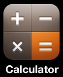 iPhone Calculator App Icon