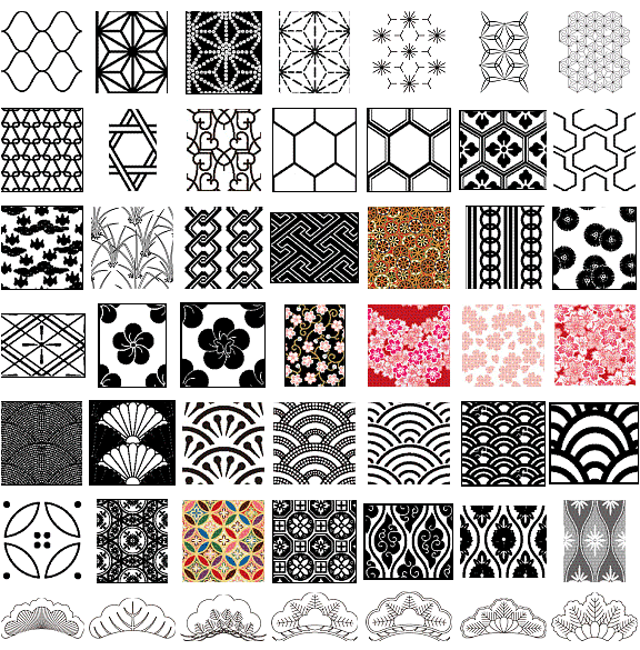 Japanese Geometric Design Patterns