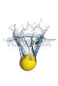 Lemon Falling into Water Lemon Falling into Water