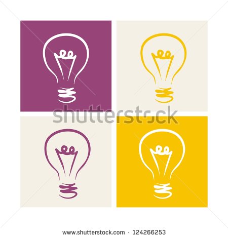 Light Bulb Icon Vector