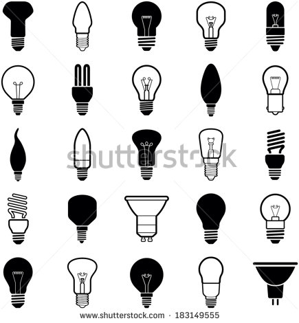 Light Bulb Icon Vector