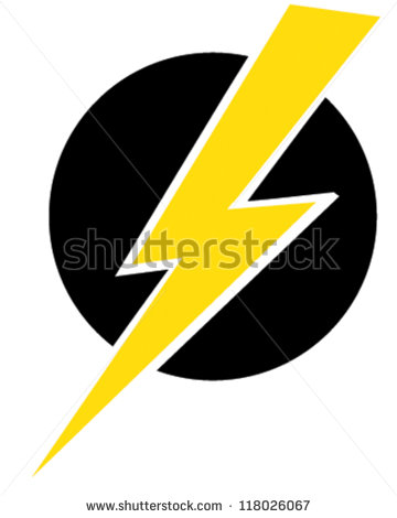 13 Lightning Bolt Retro Logo Vector Images