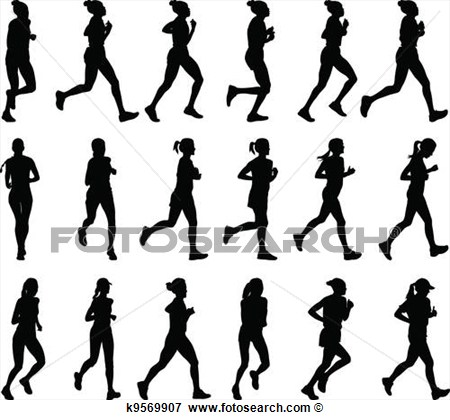 Marathon Runner Silhouette Clip Art Marathon Runner Silhouette Clip Art