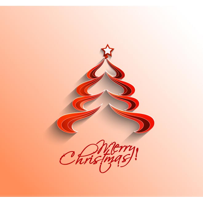 Merry Christmas Tree Logo