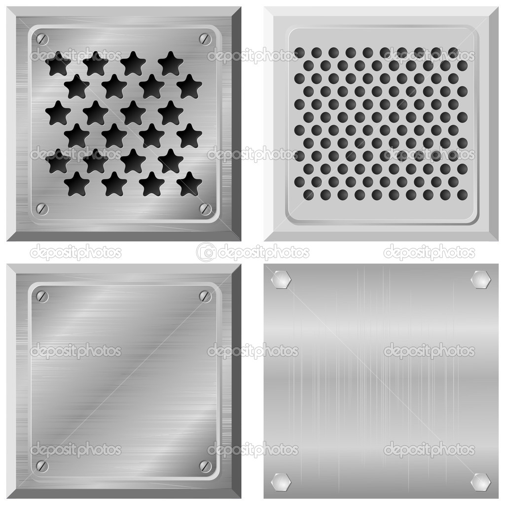 Metal Plate Vector