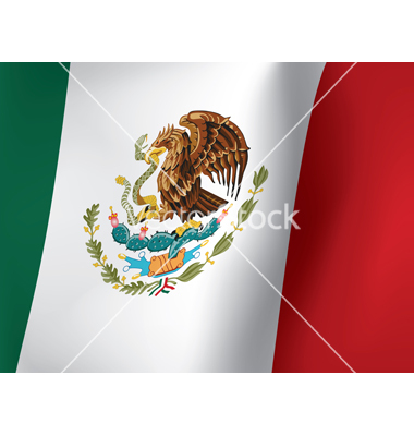 Mexican Flag Vector Art
