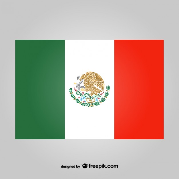 Mexican Flag Vector