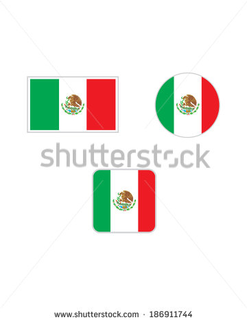 Mexican Flag Vector